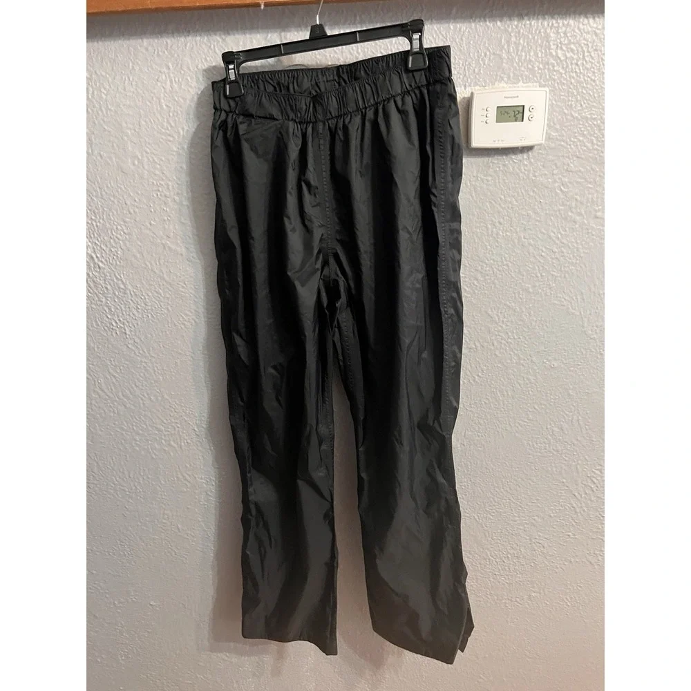 Columbia Omni-Shade Pants Mens Size Large  Black Rain Waterproof Elastic Waist
